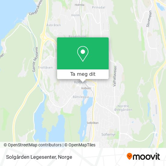 Solgården Legesenter kart