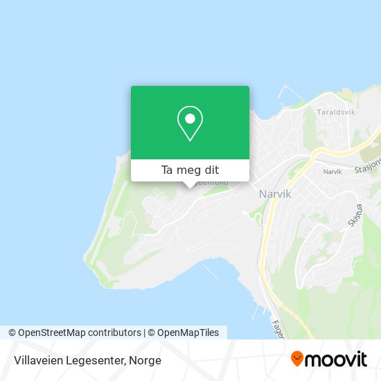 Villaveien Legesenter kart