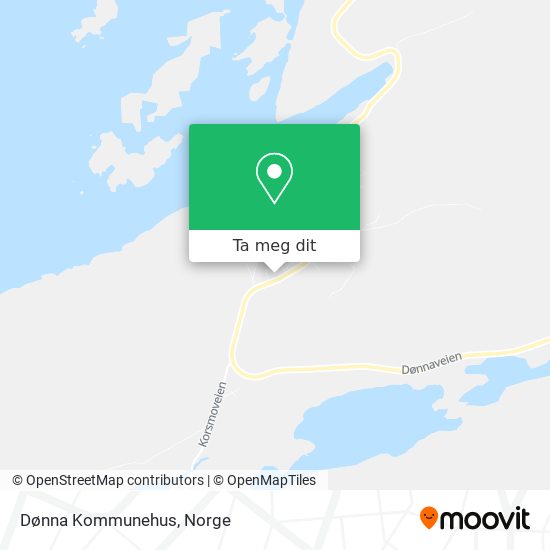 Dønna Kommunehus kart