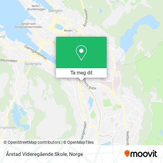 Årstad Videregående Skole kart