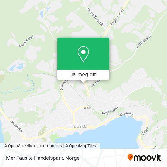 Mer Fauske Handelspark kart