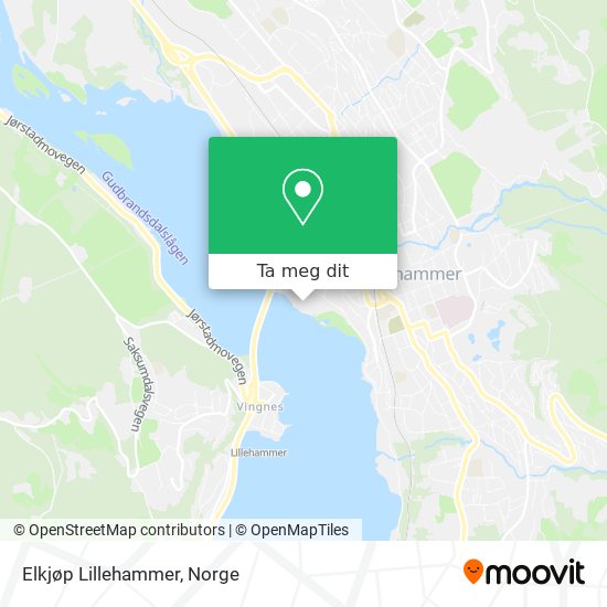 Elkjøp Lillehammer kart