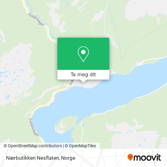 Nærbutikken Nesflaten kart