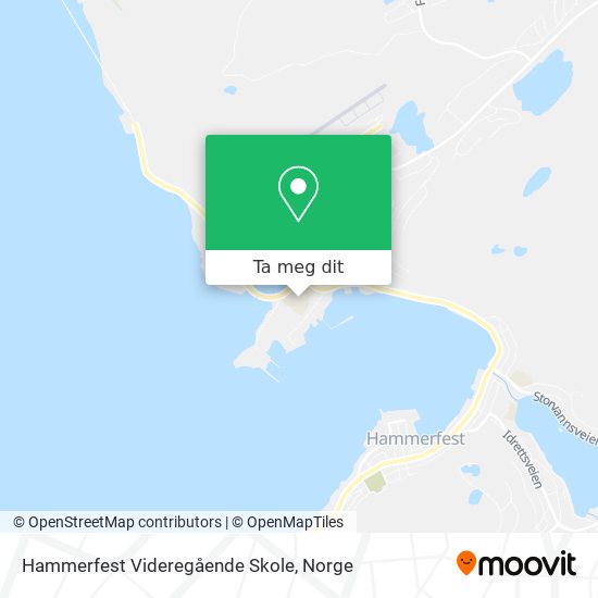 Hammerfest Videregående Skole kart