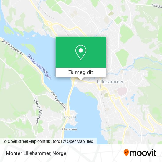 Monter Lillehammer kart