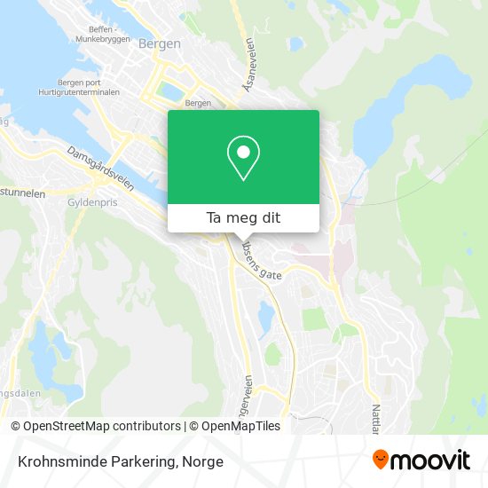 Krohnsminde Parkering kart