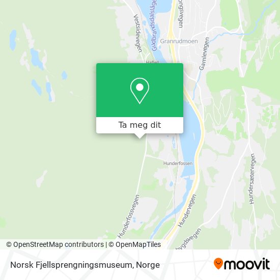Norsk Fjellsprengningsmuseum kart