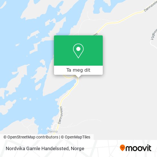Nordvika Gamle Handelssted kart