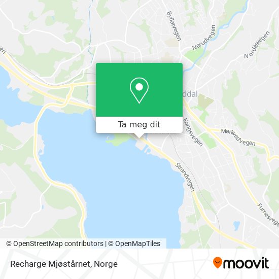 Recharge Mjøstårnet kart