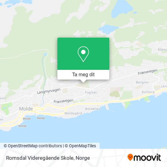 Romsdal Videregående Skole kart