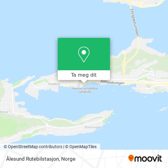 Ålesund Rutebilstasjon kart