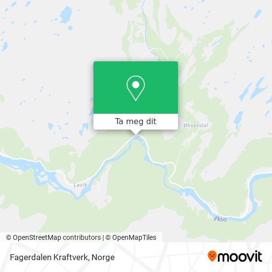 Fagerdalen Kraftverk kart