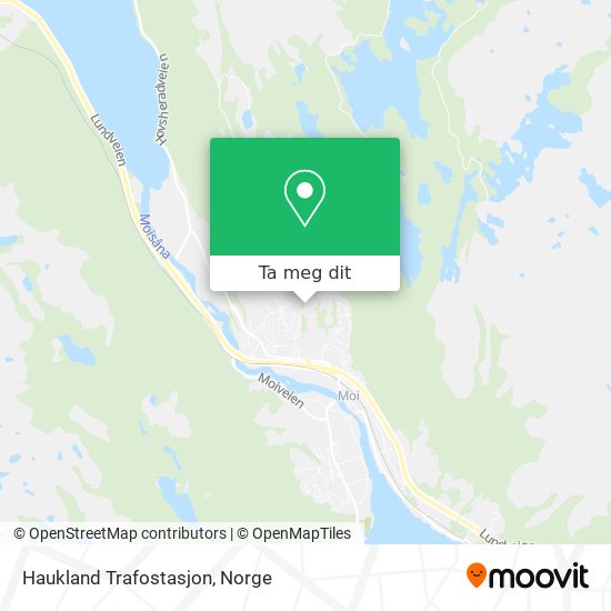 Haukland Trafostasjon kart