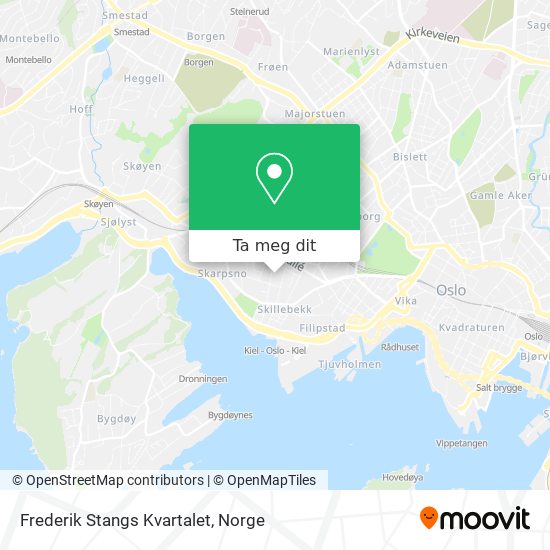 Frederik Stangs Kvartalet kart