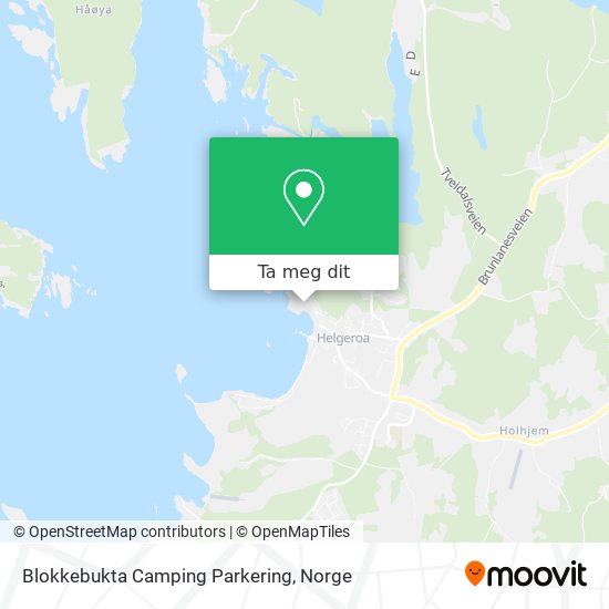 Blokkebukta Camping Parkering kart