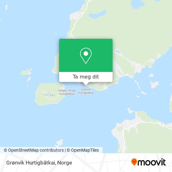 Grønvik Hurtigbåtkai kart