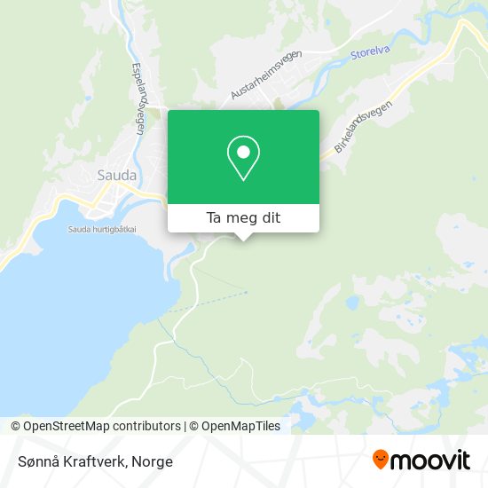 Sønnå Kraftverk kart
