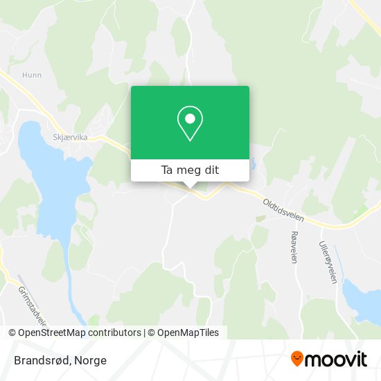 Brandsrød kart