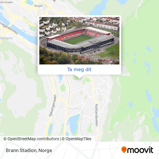 Brann Stadion kart