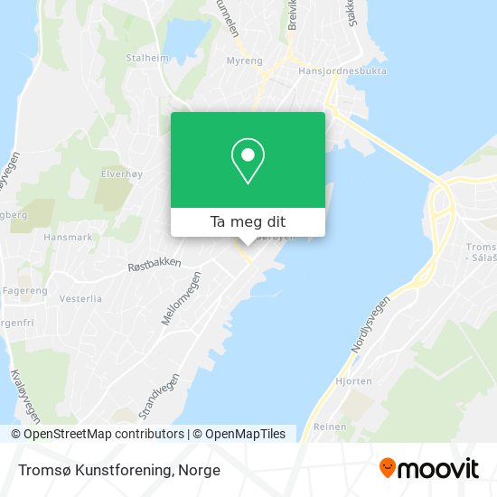 Tromsø Kunstforening kart