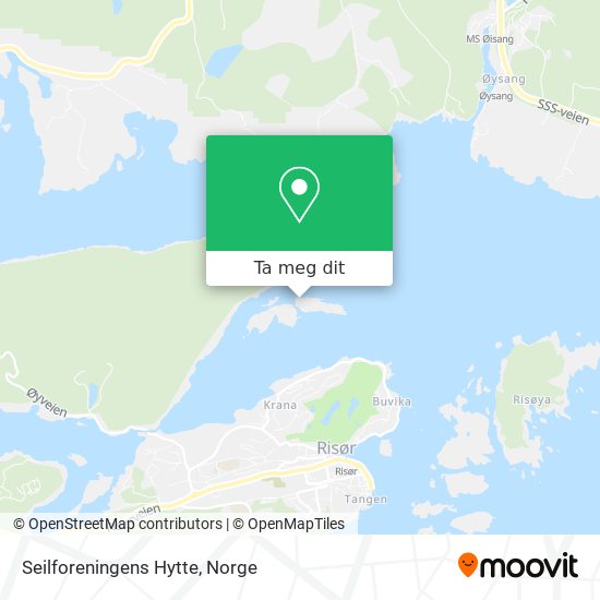 Seilforeningens Hytte kart