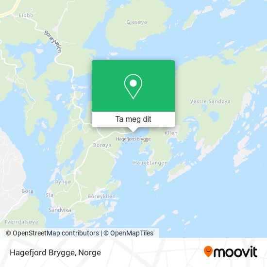 Hagefjord Brygge kart