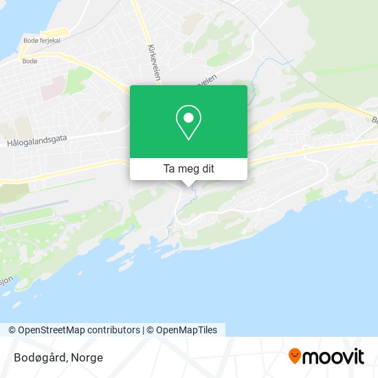 Bodøgård kart