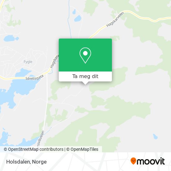 Holsdalen kart