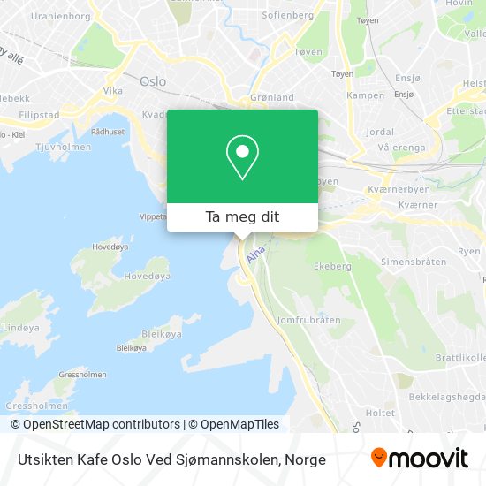 Utsikten Kafe Oslo Ved Sjømannskolen kart