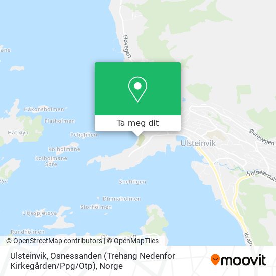 Ulsteinvik, Osnessanden (Trehang Nedenfor Kirkegården / Ppg / Otp) kart