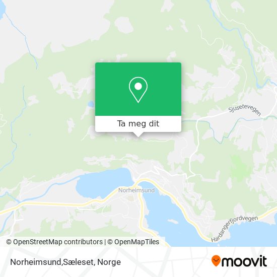 Norheimsund,Sæleset kart