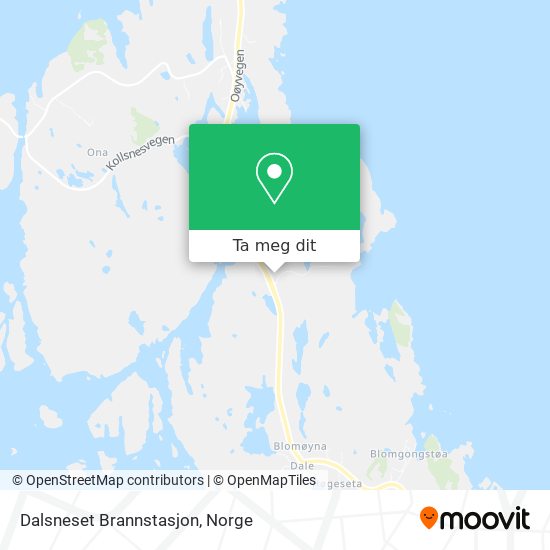 Dalsneset Brannstasjon kart