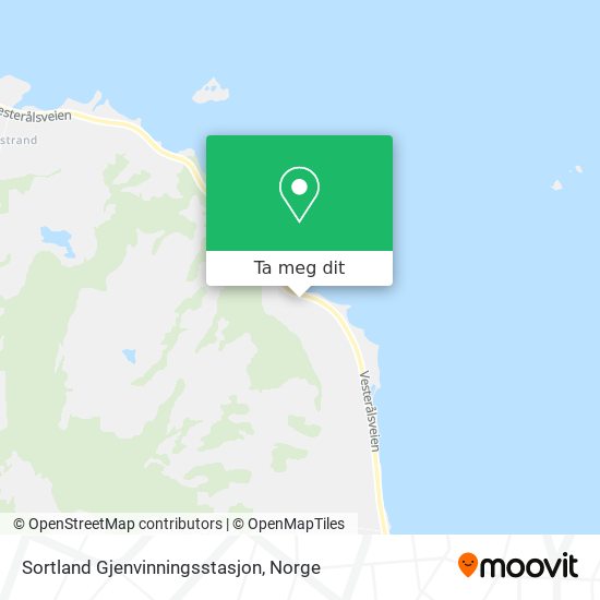 Sortland Gjenvinningsstasjon kart