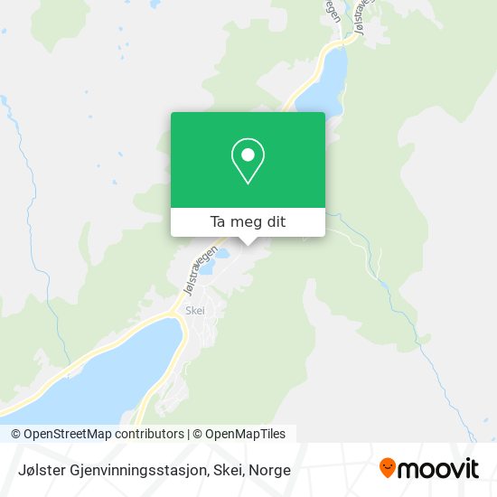 Jølster Gjenvinningsstasjon, Skei kart