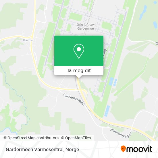 Gardermoen Varmesentral kart