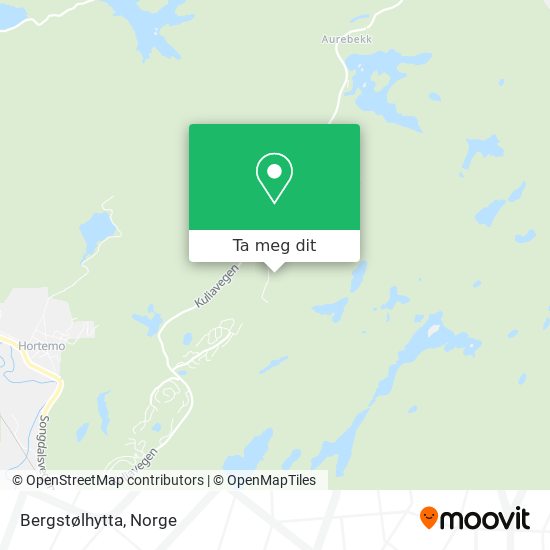 Bergstølhytta kart