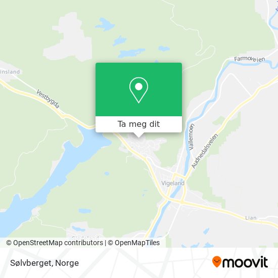 Sølvberget kart