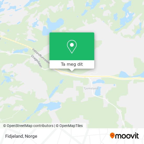 Fidjeland kart