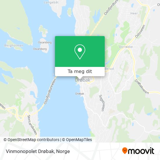 Vinmonopolet Drøbak kart