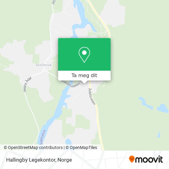 Hallingby Legekontor kart