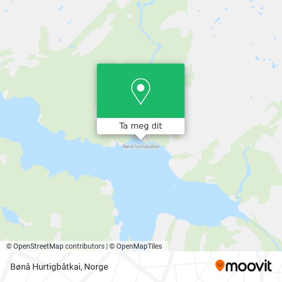 Bønå Hurtigbåtkai kart