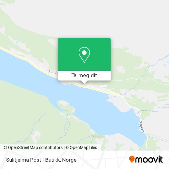 Sulitjelma Post I Butikk kart