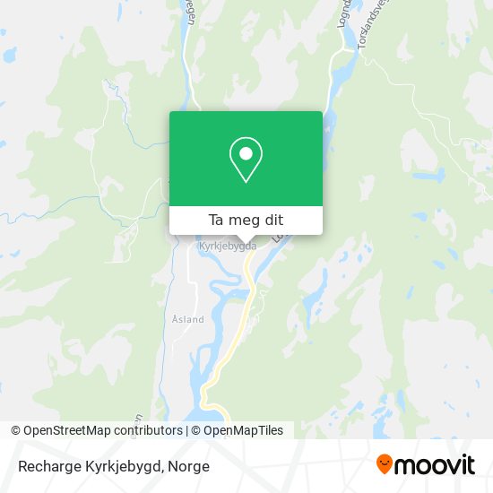 Recharge Kyrkjebygd kart