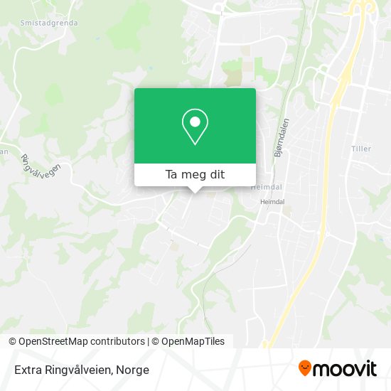 Extra Ringvålveien kart