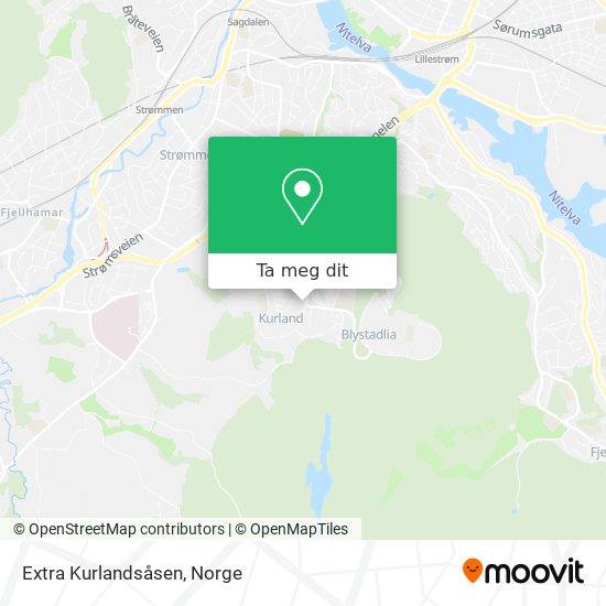 Extra Kurlandsåsen kart