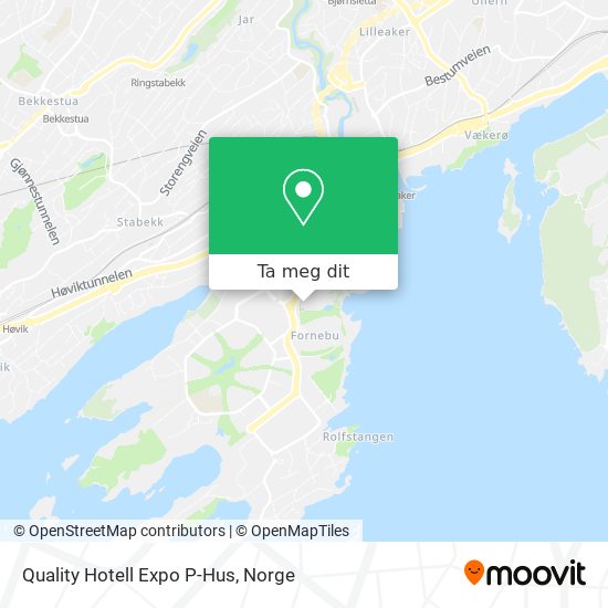 Quality Hotell Expo P-Hus kart
