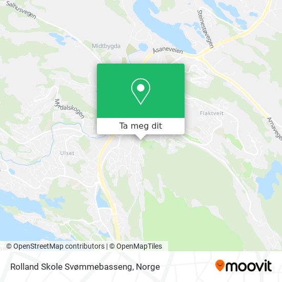 Rolland Skole Svømmebasseng kart