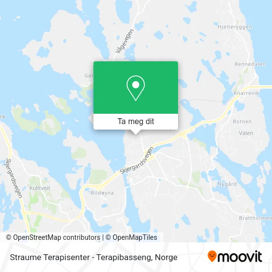 Straume Terapisenter - Terapibasseng kart