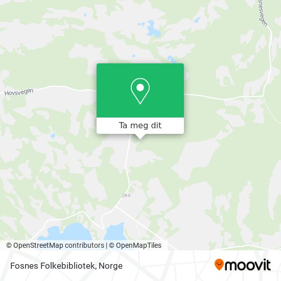 Fosnes Folkebibliotek kart