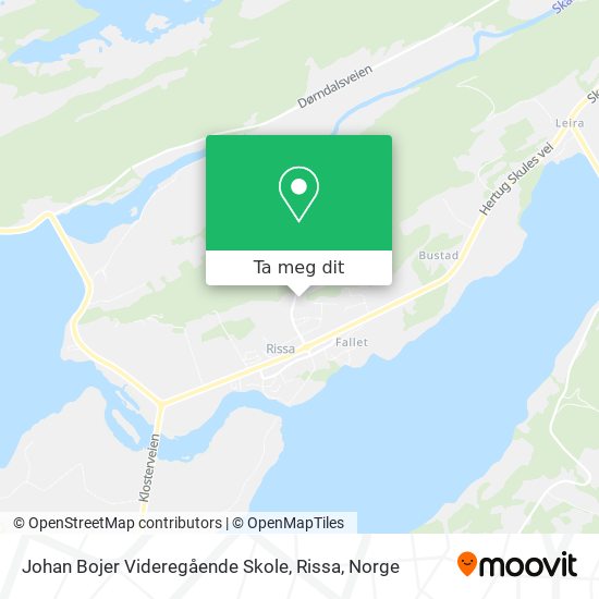 Johan Bojer Videregående Skole, Rissa kart